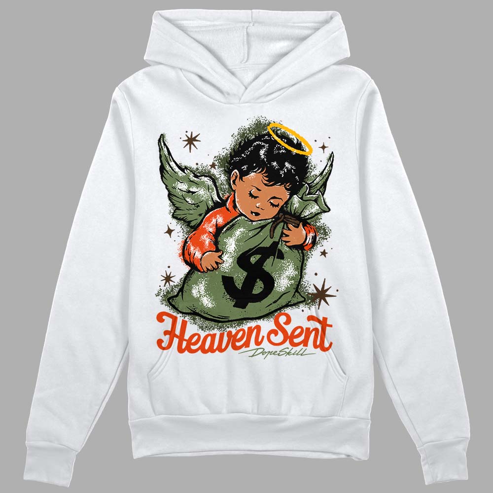 Olive Collection superstreetwear Hoodie Sweatshirt Heaven Sent Graphic