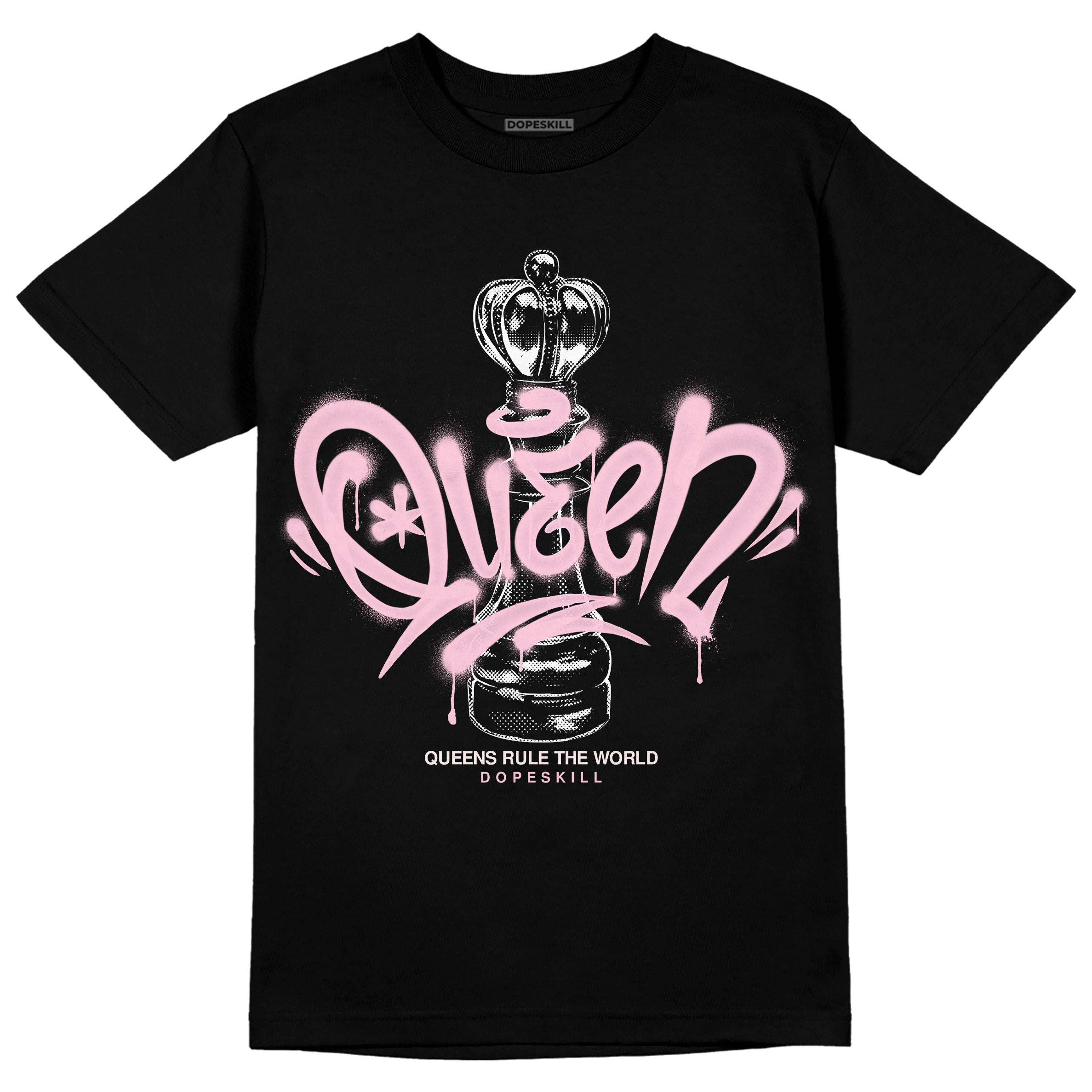 Dunk Low Pink Foam superstreetwear T-Shirt Queen Chess Graphic