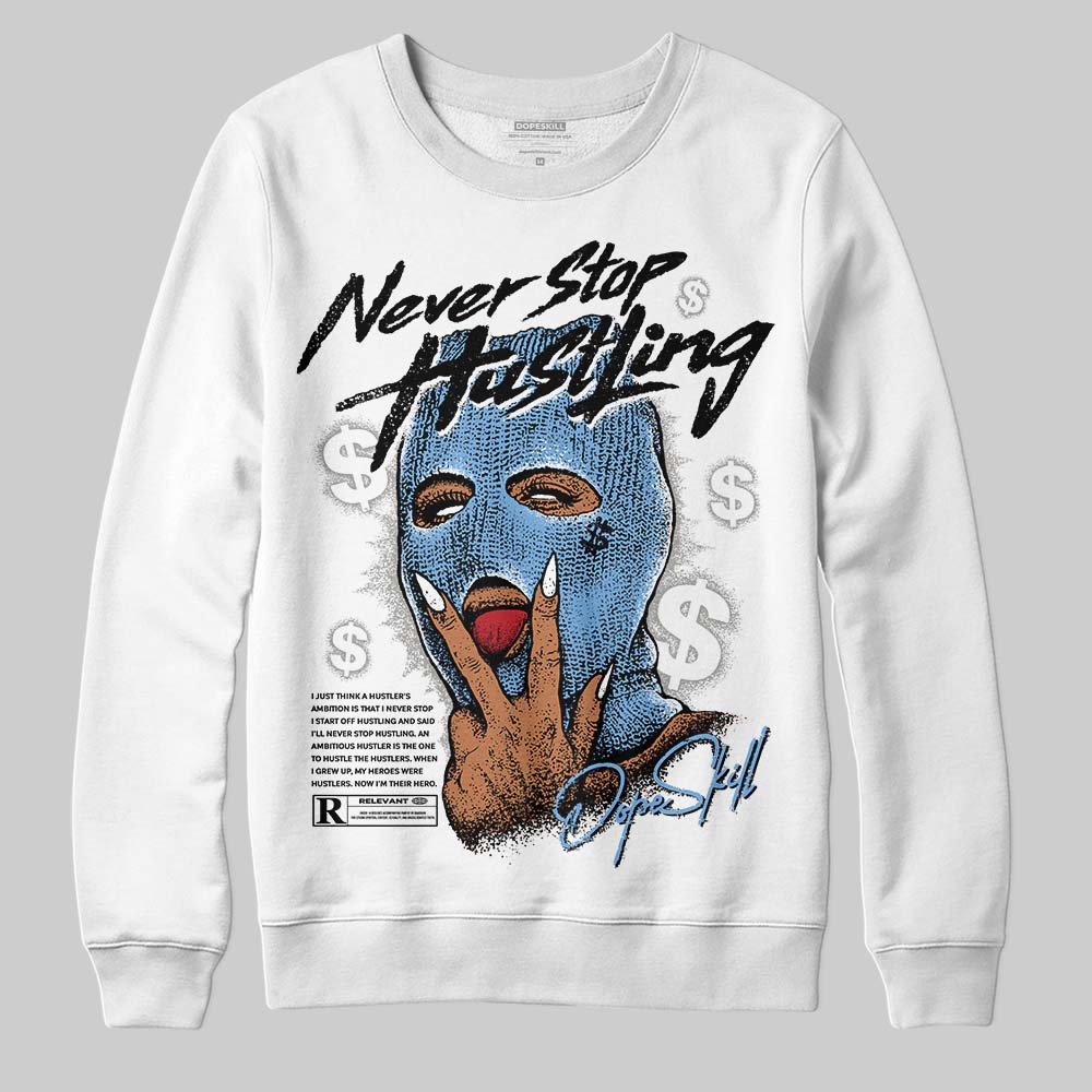 Melo 12s superstreetwear Sweatshirt Never Stop Hustling Graphic