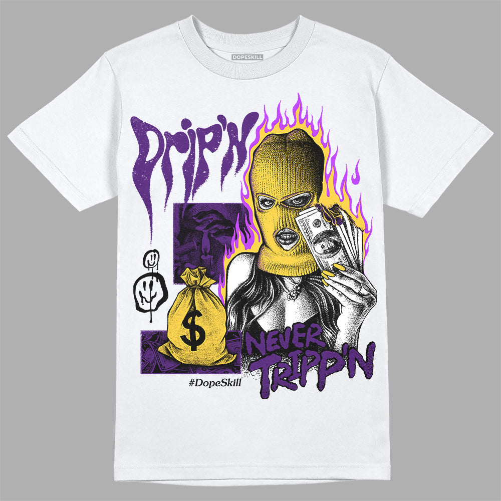 Field Purple 12s superstreetwear T-Shirt Drip'n Never Tripp'n Graphic