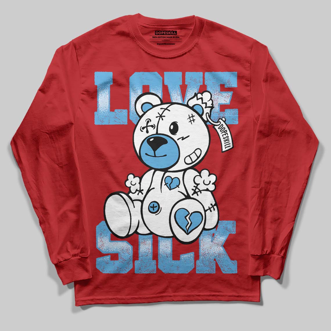 Cherry 11s superstreetwear Long Sleeve T-Shirt Love Sick Graphic