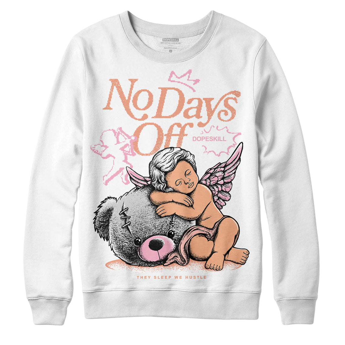 Legend Pink 11s superstreetwear Sweatshirt New No Days Off Graphic