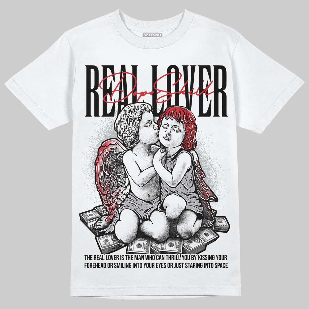 White Cement 4s superstreetwear T-Shirt Real Lover Graphic