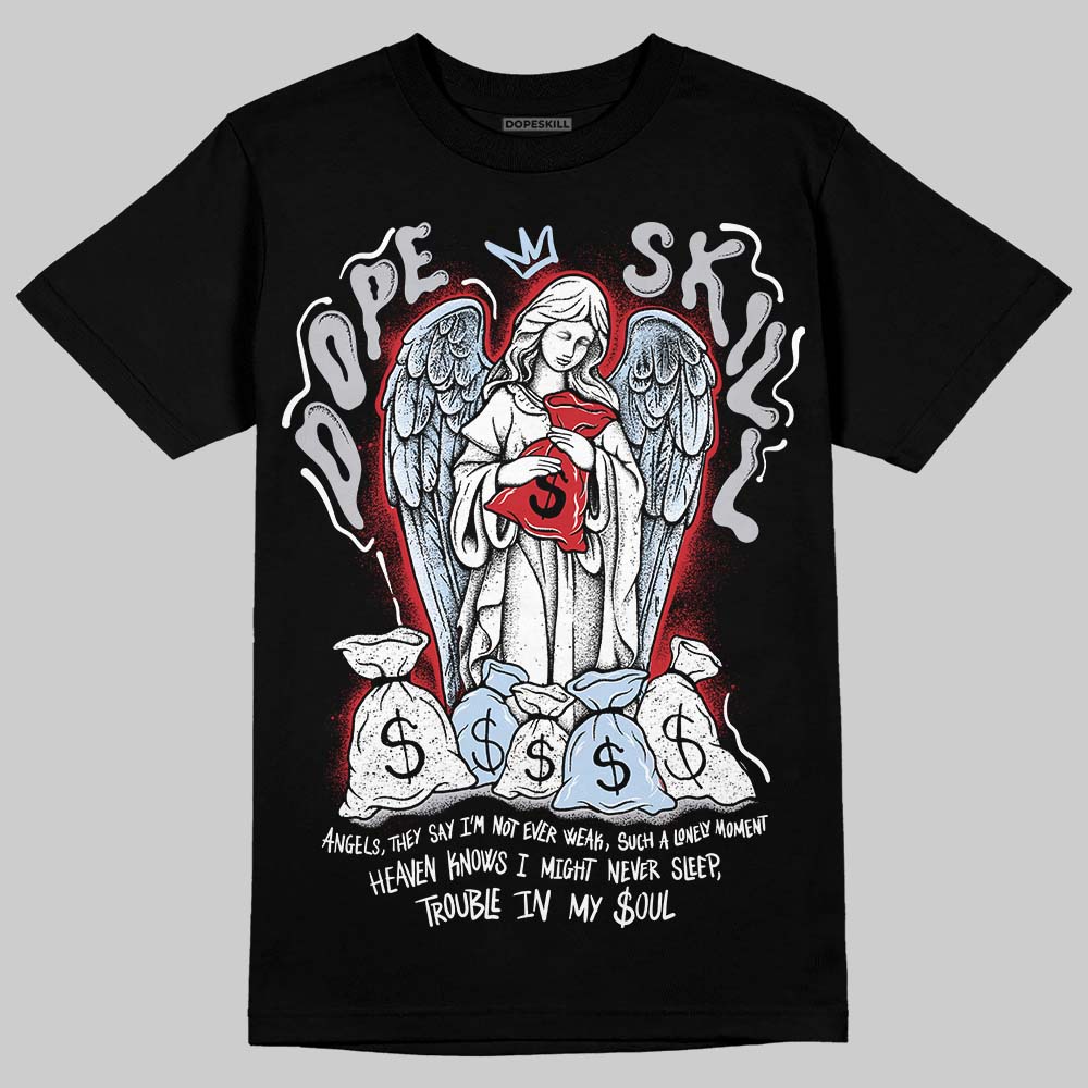 Black Metallic Reimagined 5s superstreetwear T-Shirt Angels Graphic