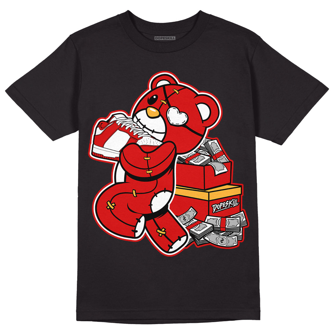 Dunk Low Gym Red superstreetwear T-Shirt Bear Steals Sneaker Graphic