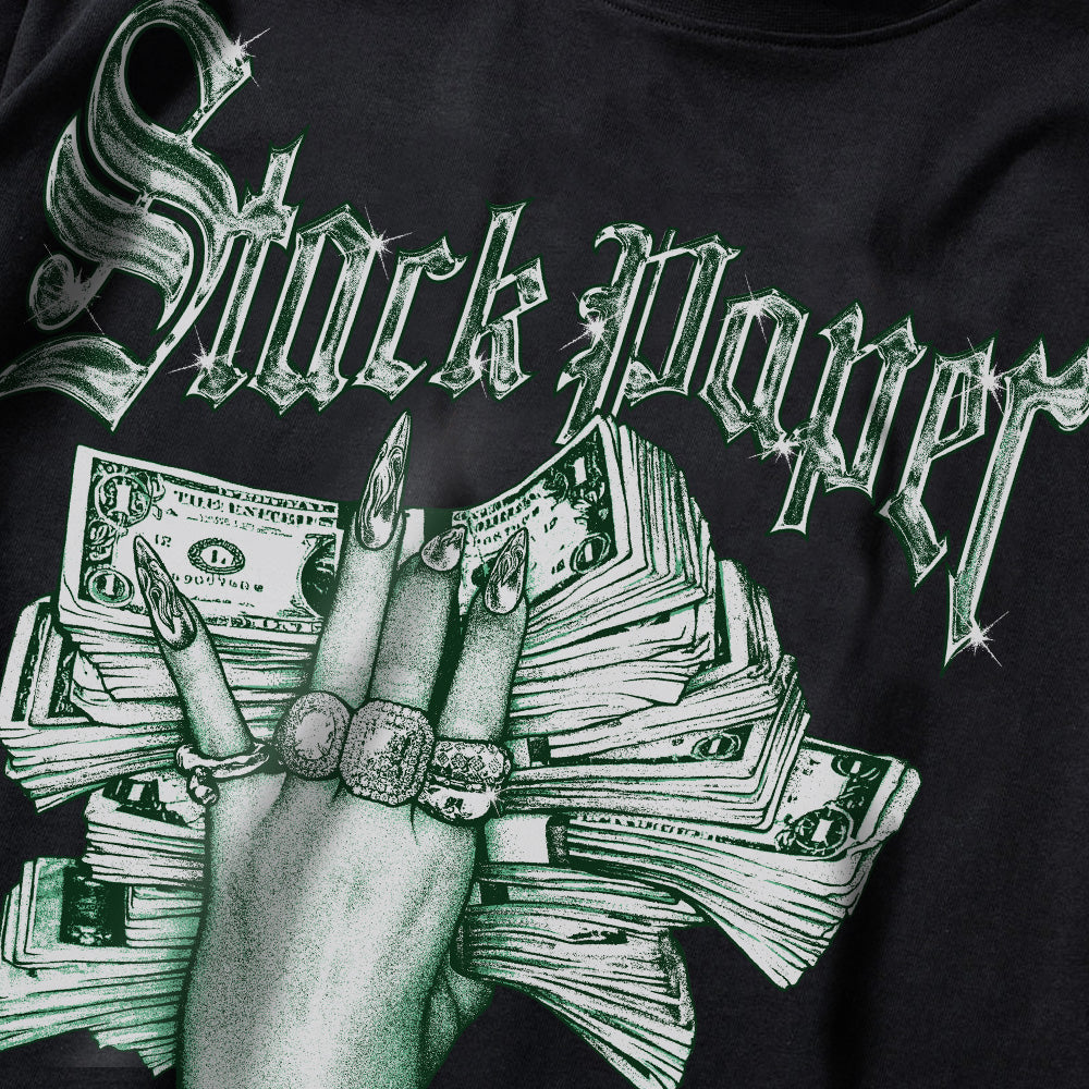 Stack Paper Green Graphic superstreetwear Premium T-Shirt
