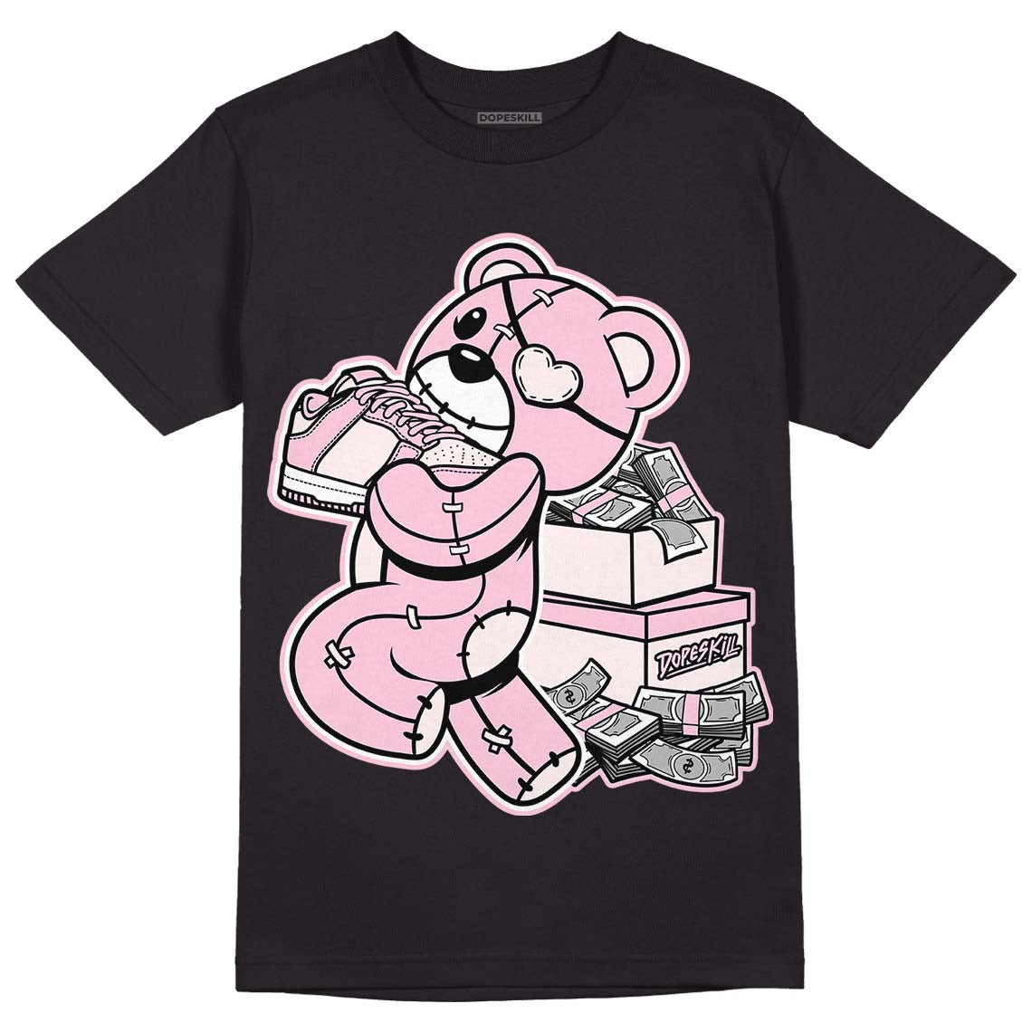 Dunk Low Pink Foam superstreetwear T-Shirt Bear Steals Sneaker Graphic