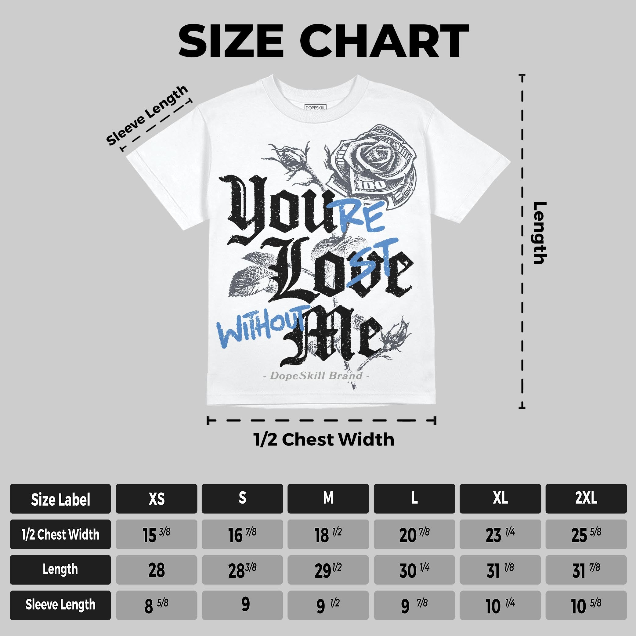 Cool Grey 11s superstreetwear Oversize Print T-Shirt You're Lost Without Me Graphic