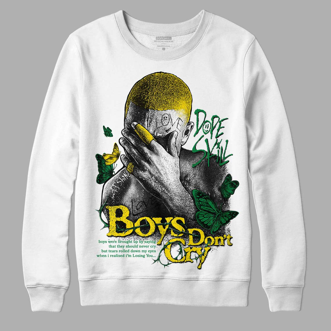 Dunk Low Reverse Brazil superstreetwear Sweatshirt Boys Don't Cry Graphic