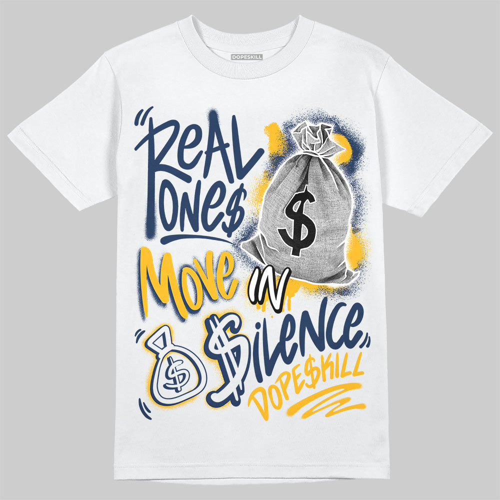 Retro Dunk From Above 4s superstreetwear T-Shirt Real Ones Move In Silence Graphic
