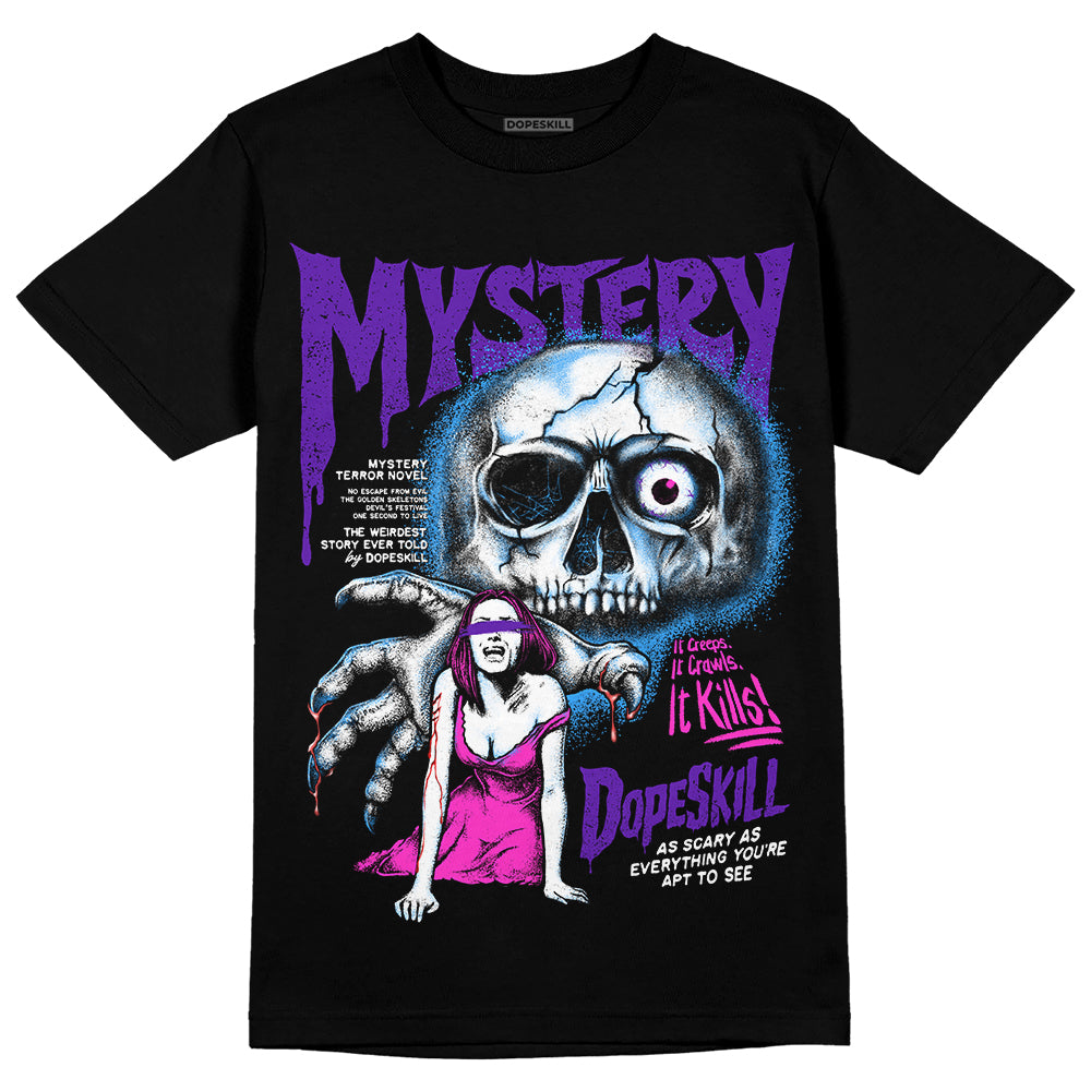 Dunk Purple Championship Court White superstreetwear T-Shirt Mystery Ghostly Grasp Graphic