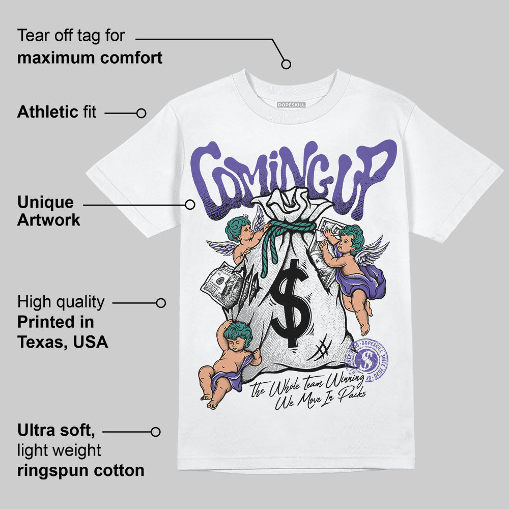 Grape 5s superstreetwear T-Shirt Money Bag Coming Up Graphic