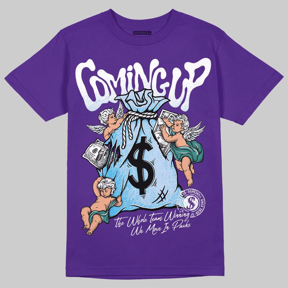 Grape 5s superstreetwear T-Shirt Money Bag Coming Up Graphic
