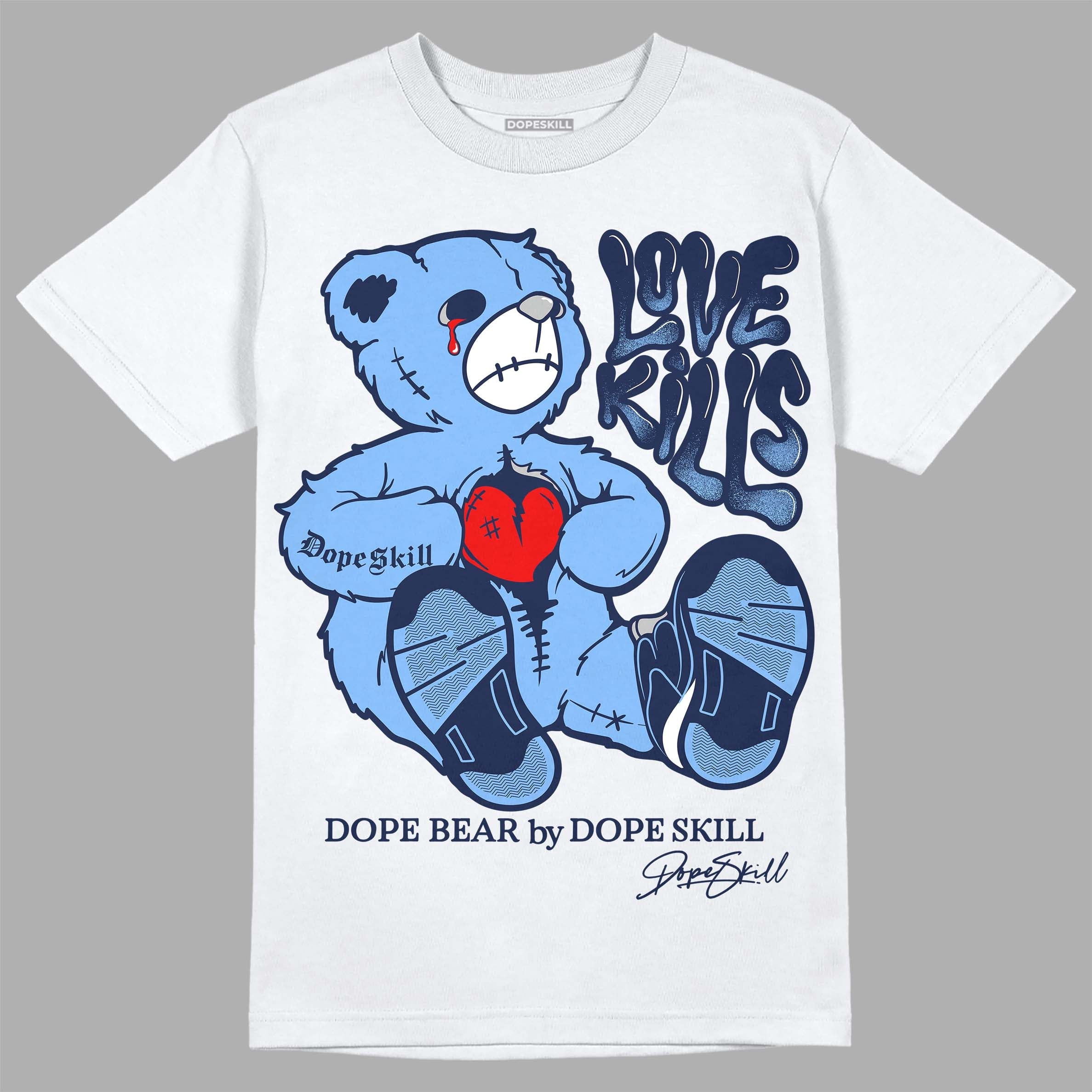 Midnight Navy 5s superstreetwear T-Shirt Love Kills Graphic