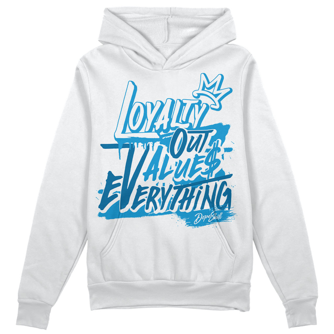 Military Blue 4s superstreetwear Hoodie Sweatshirt LOVE Graphic