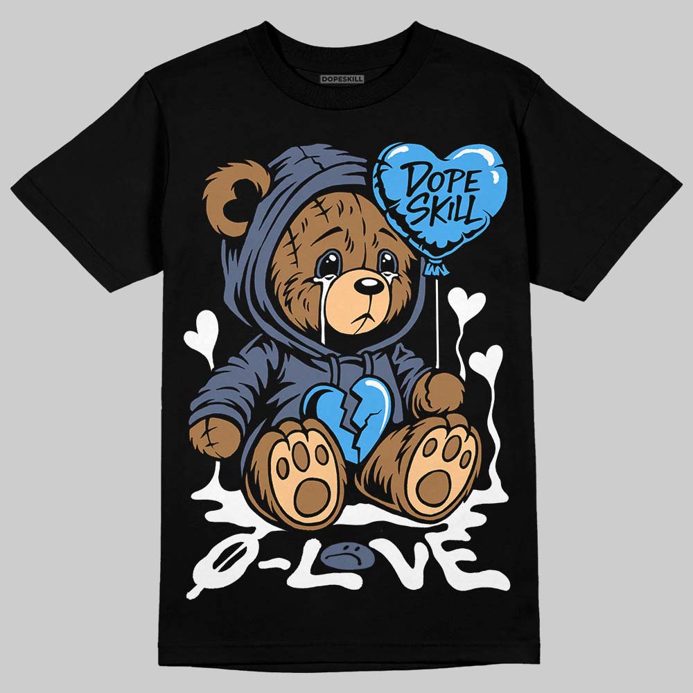 Diffused Blue 11s superstreetwear T-Shirt Broken Bear Graphic