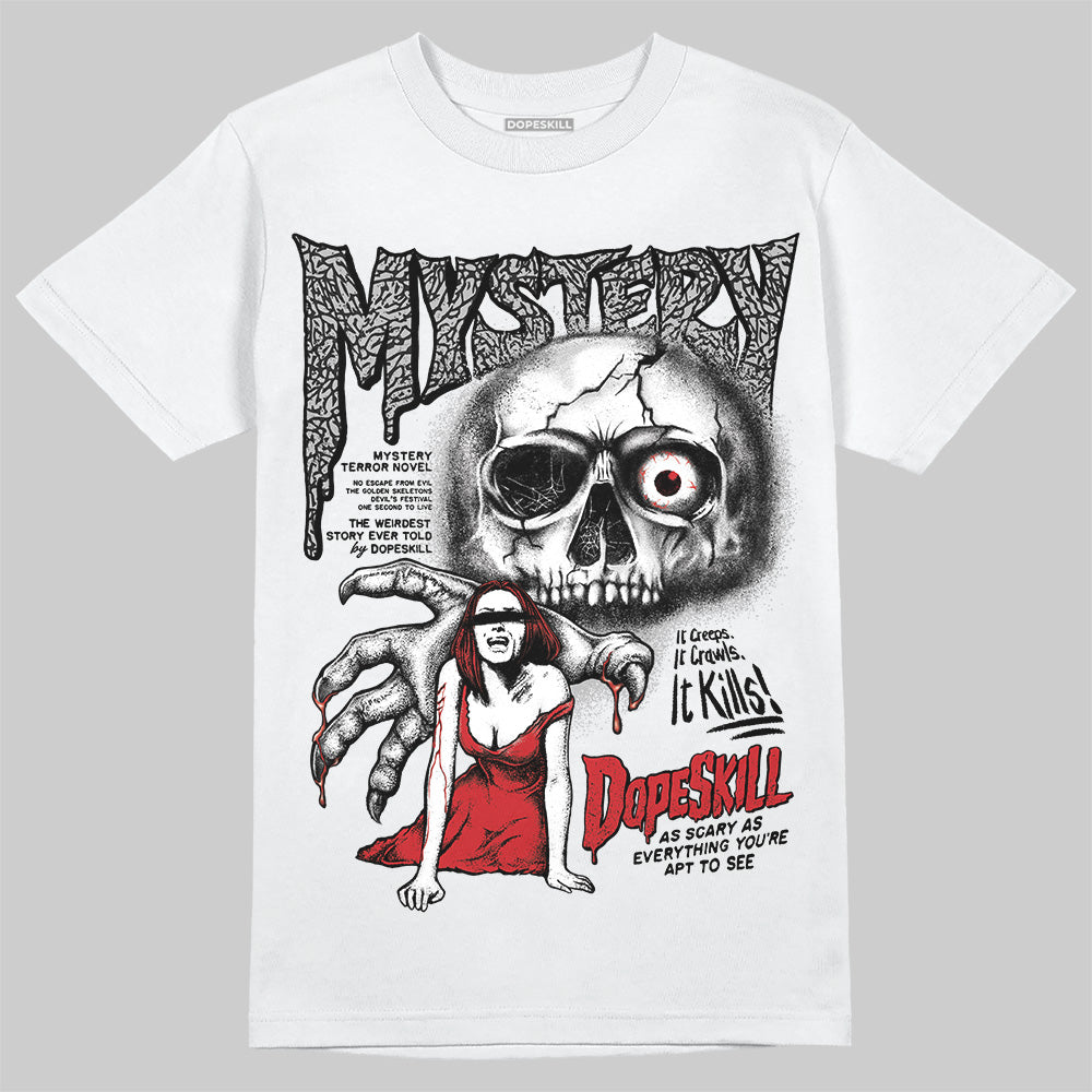 Black Cement 3s superstreetwear T-Shirt Mystery Ghostly Grasp Graphic