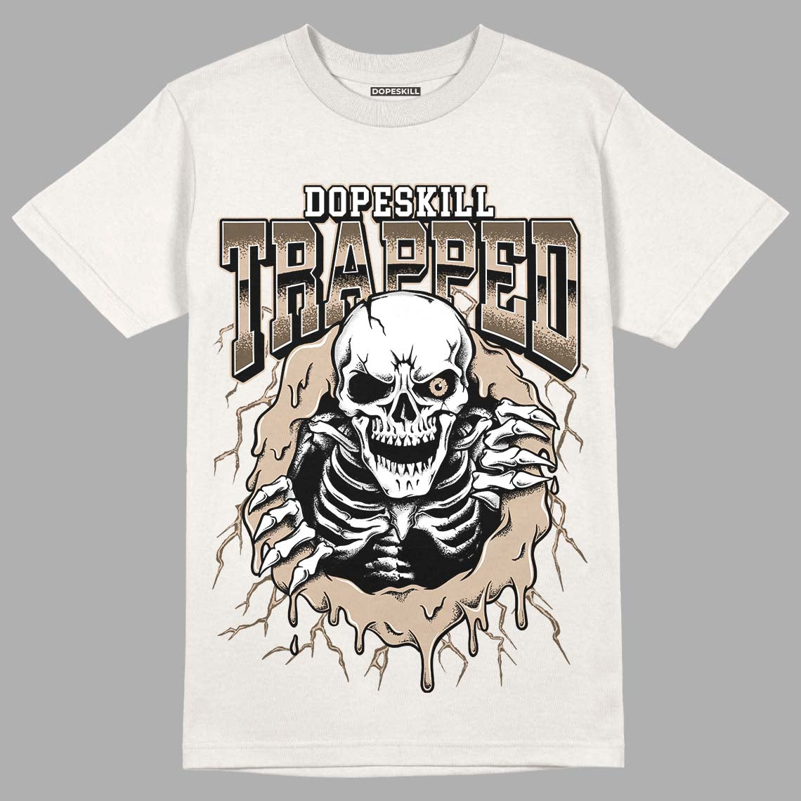 YZ Foam Runner Sand superstreetwear T-shirt Trapped Halloween Graphic
