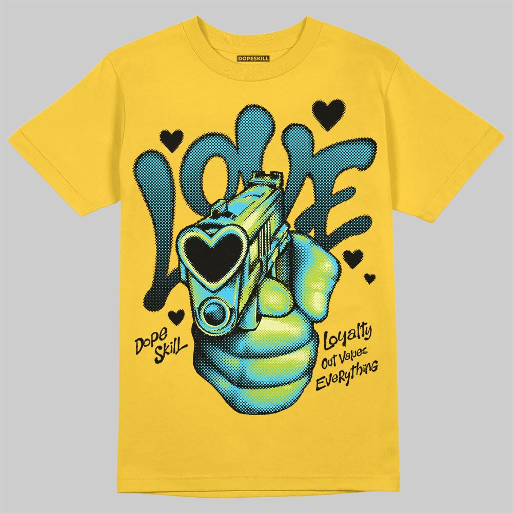 Yellow Collection superstreetwear T-Shirt Love Shot Graphic
