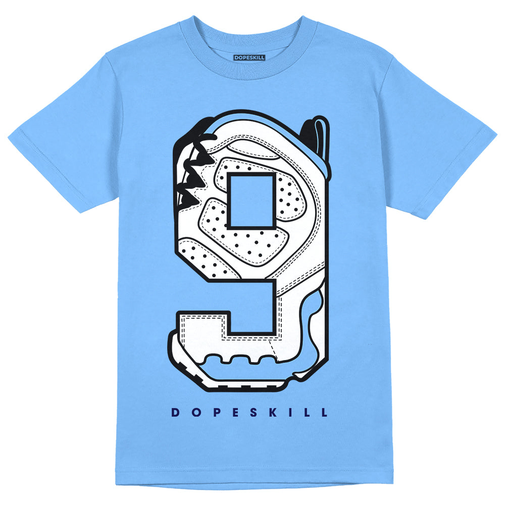 Powder Blue 9s superstreetwear Sky Blue T-shirt No.9 Graphic