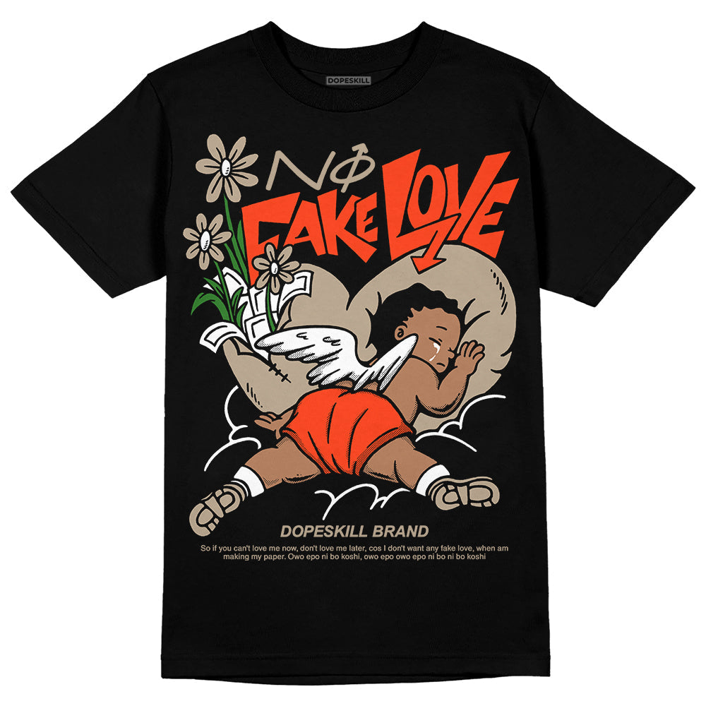 Latte 1s superstreetwear T-Shirt No Fake Love Graphic