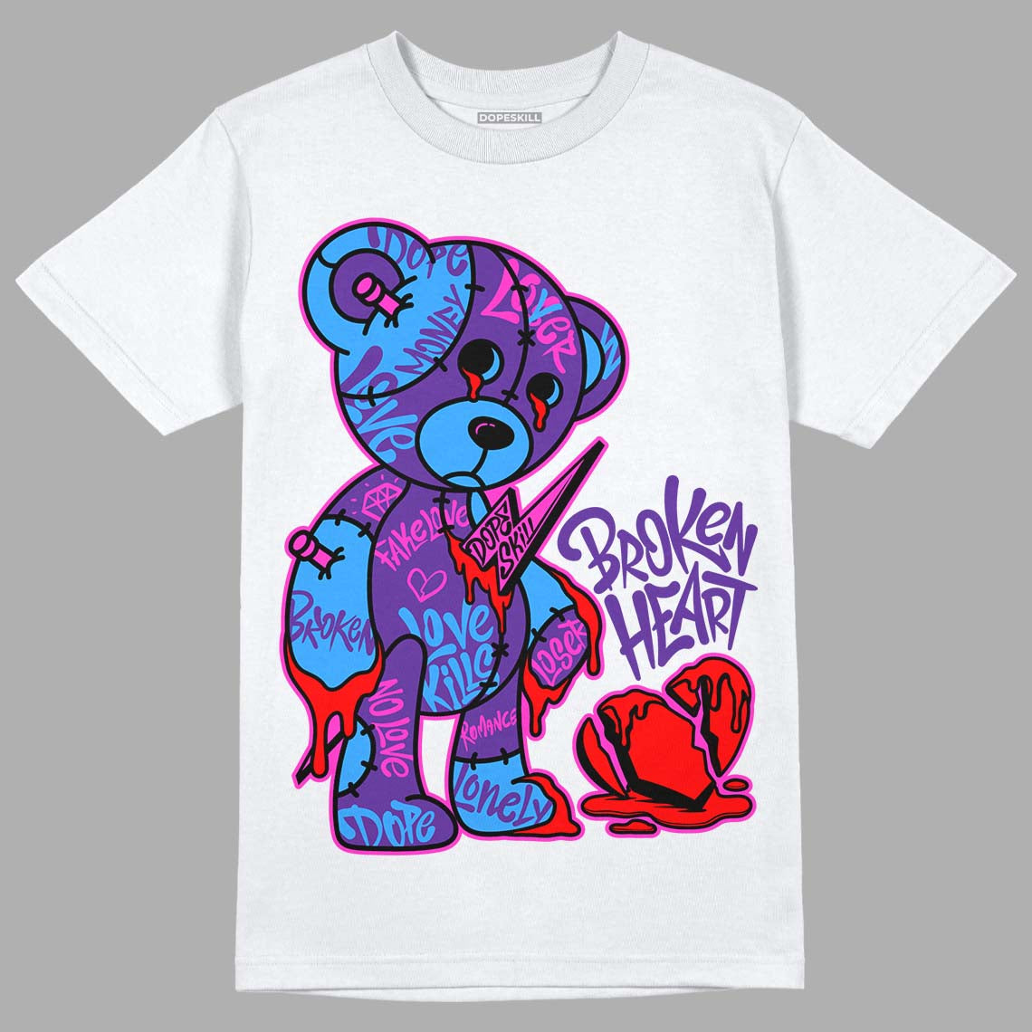 PURPLE Collection superstreetwear T-Shirt Broken Heart Graphic