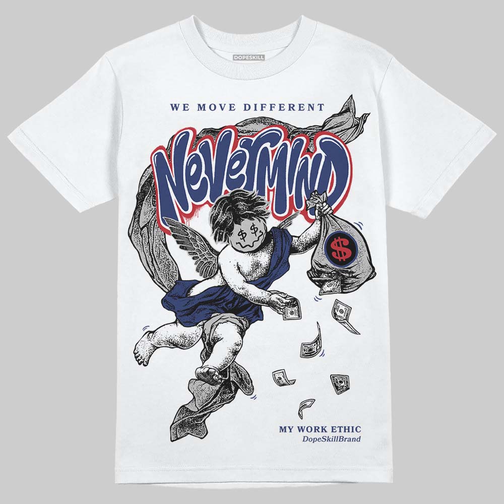 Rare Air Deep Royal Blue 1s superstreetwear T-Shirt Nevermind Graphic