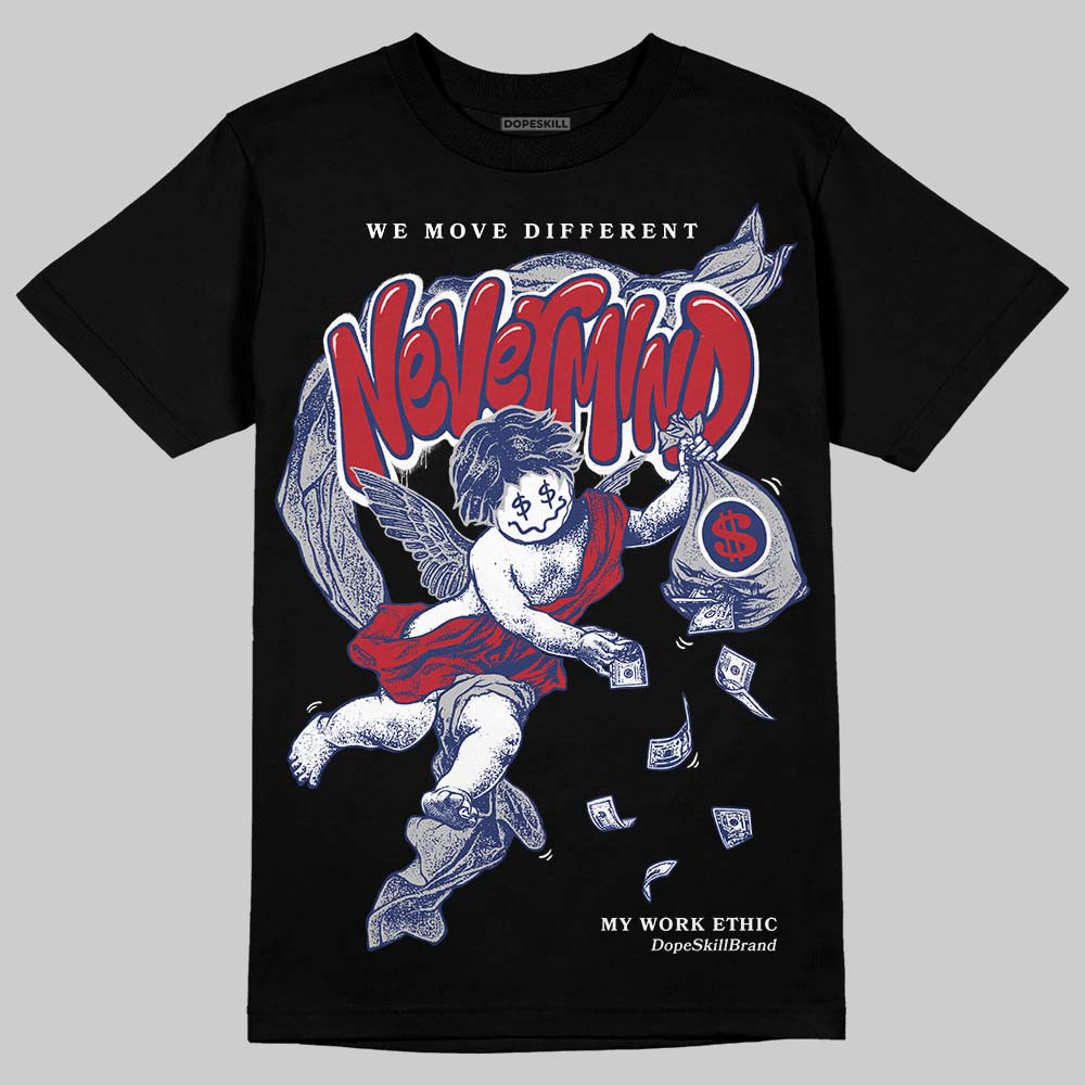 Rare Air Deep Royal Blue 1s superstreetwear T-Shirt Nevermind Graphic