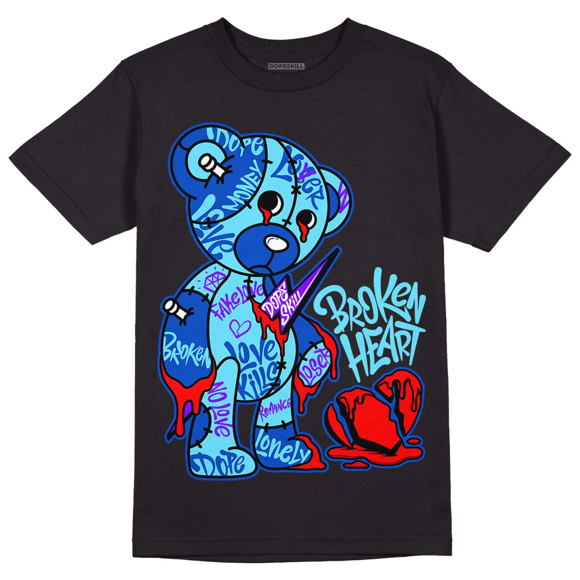 SB Dunk Argon superstreetwear T-Shirt Broken Heart Graphic