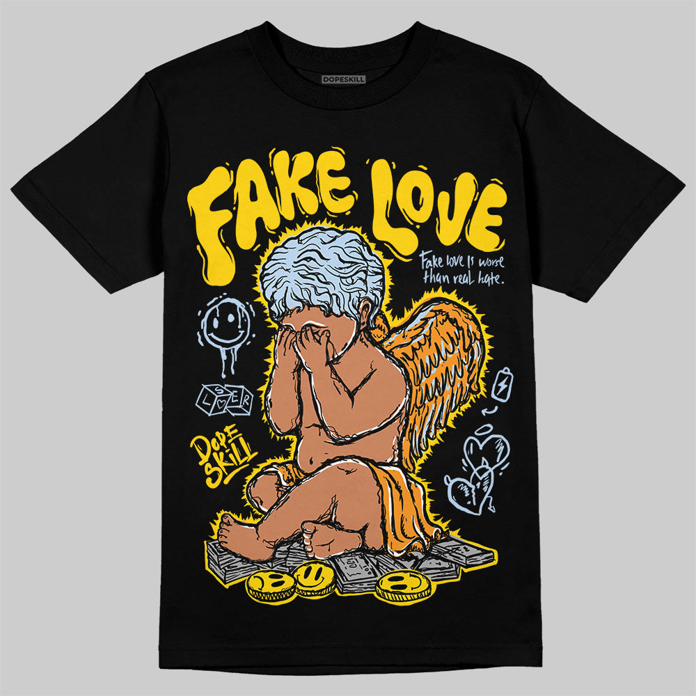 Yellow Ochre 6s superstreetwear T-Shirt False Love Graphic