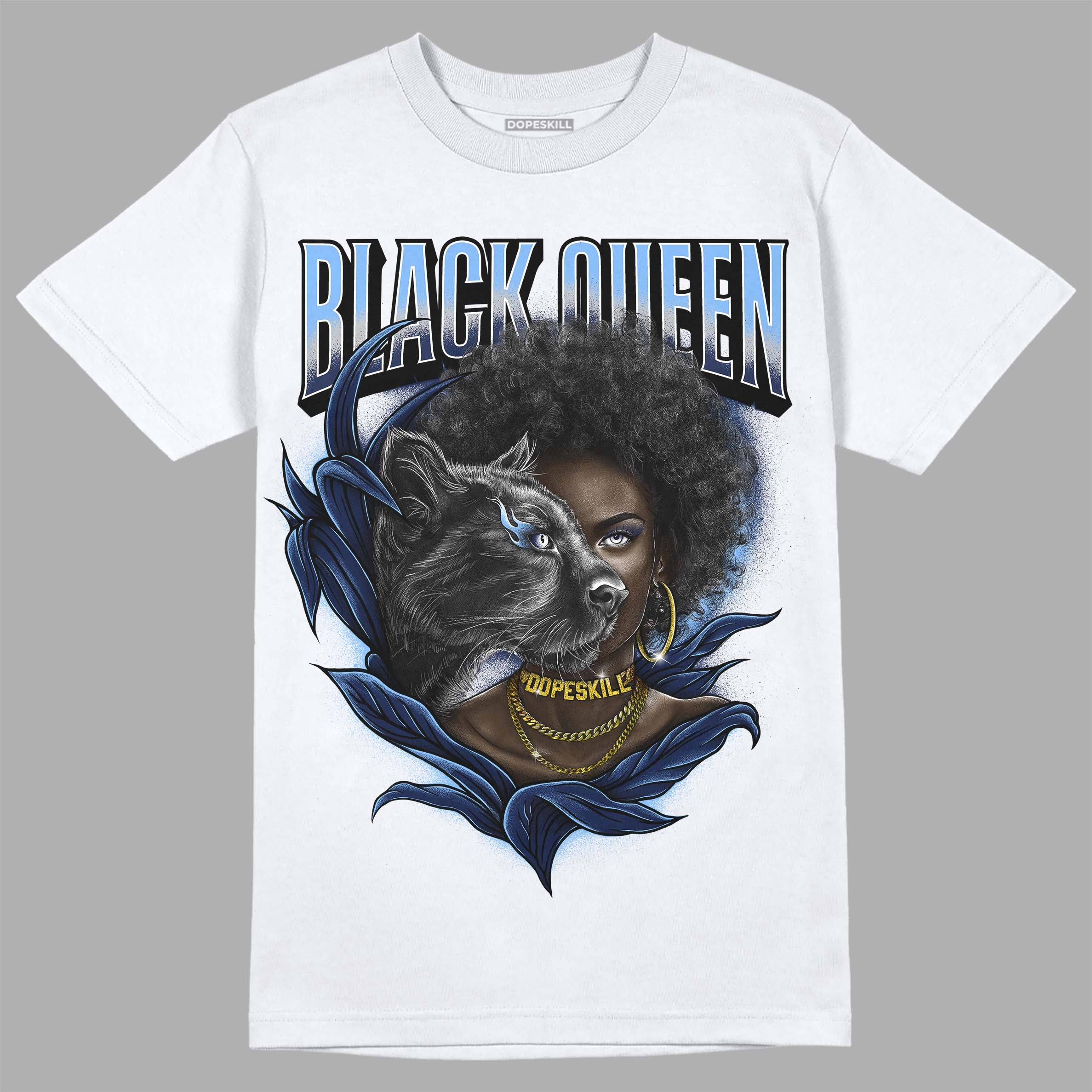 Midnight Navy 5s superstreetwear T-Shirt New Black Queen Graphic