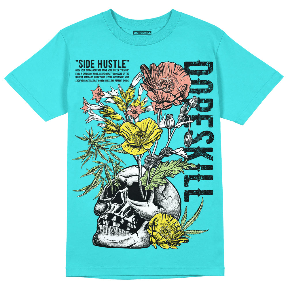 Cyan Burst 9060 superstreetwear Virtual Blue T-Shirt Side Hustle Graphic