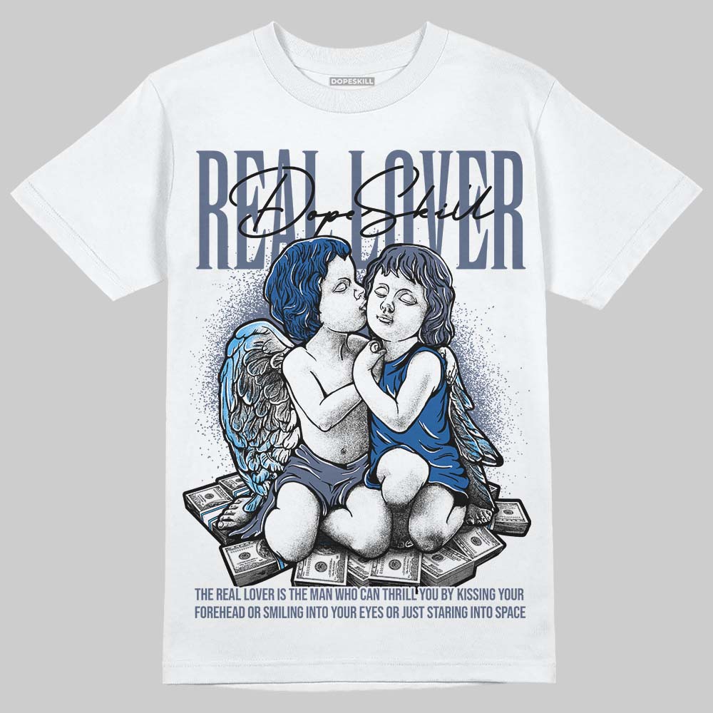 Diffused Blue 11s superstreetwear T-Shirt Real Lover Graphic