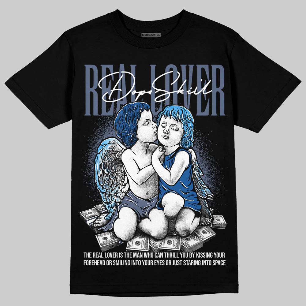 Diffused Blue 11s superstreetwear T-Shirt Real Lover Graphic