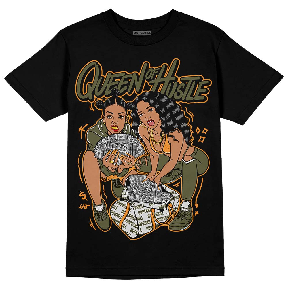 Olive 5s superstreetwear T-Shirt Queen Of Hustle Graphic