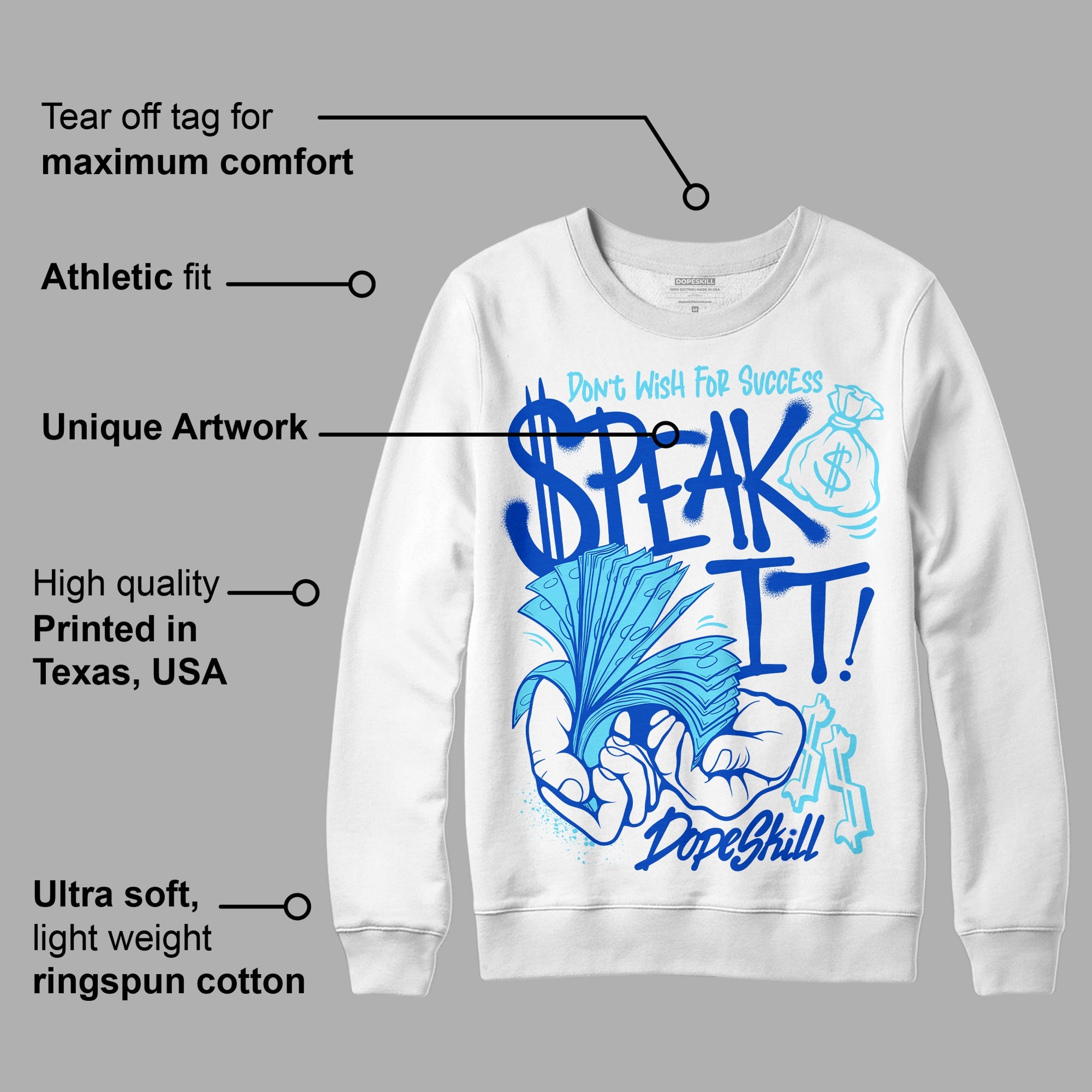 SB Dunk Argon superstreetwear Sweatshirt Speak It Graphic