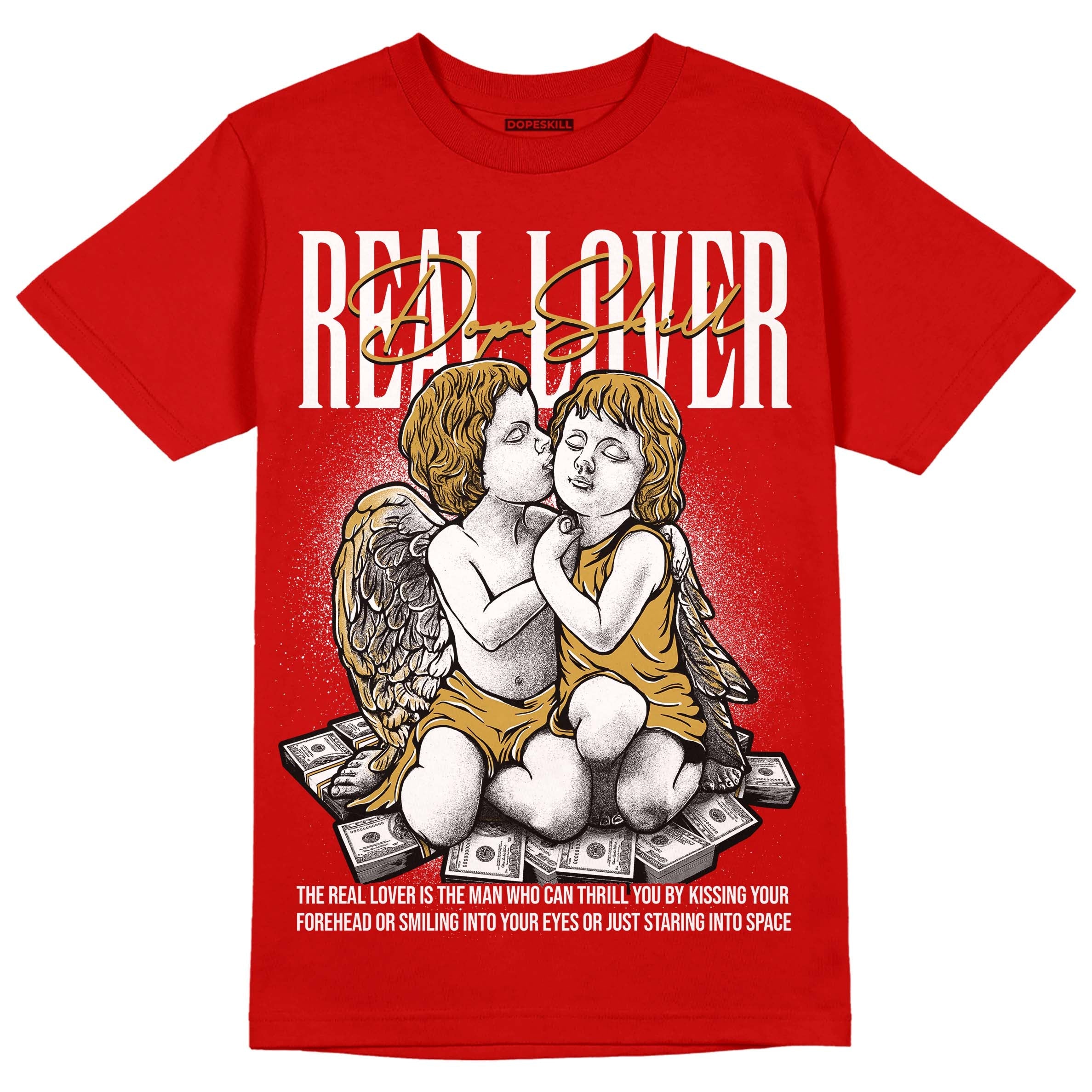 Red Collection superstreetwear Red T-shirt Real Lover Graphic