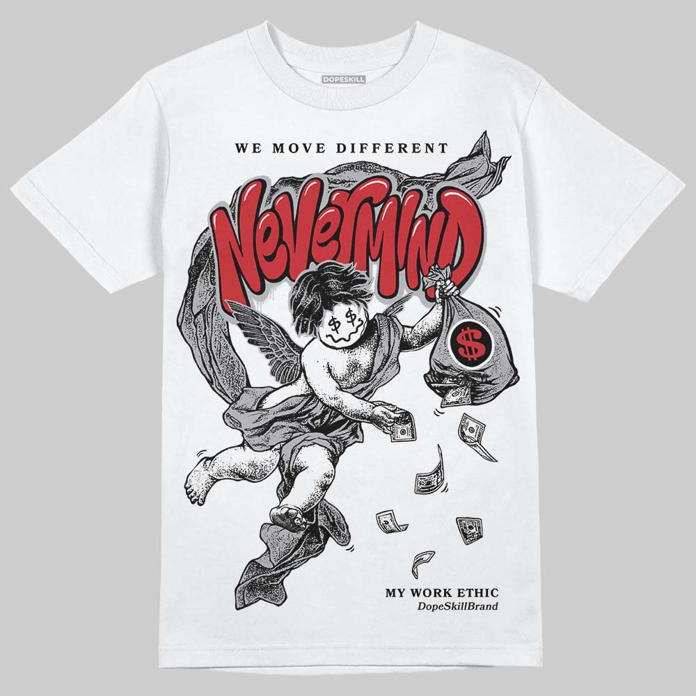 White Cement 4s superstreetwear T-Shirt Nevermind Graphic