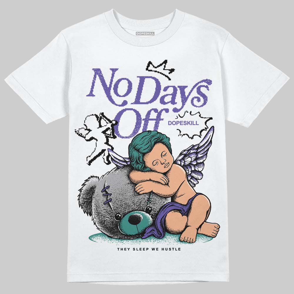 Grape 5s superstreetwear T-Shirt New No Days Off Graphic