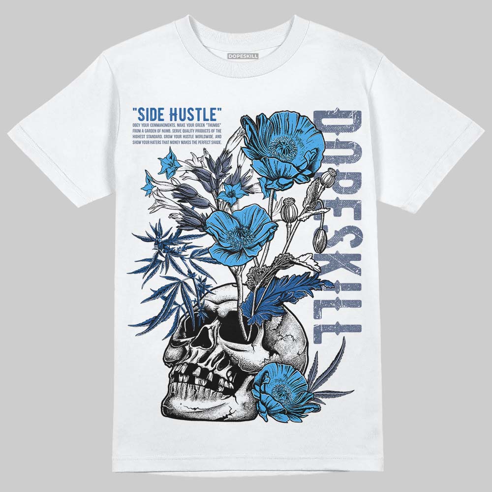 Diffused Blue 11s superstreetwear T-Shirt Side Hustle Graphic
