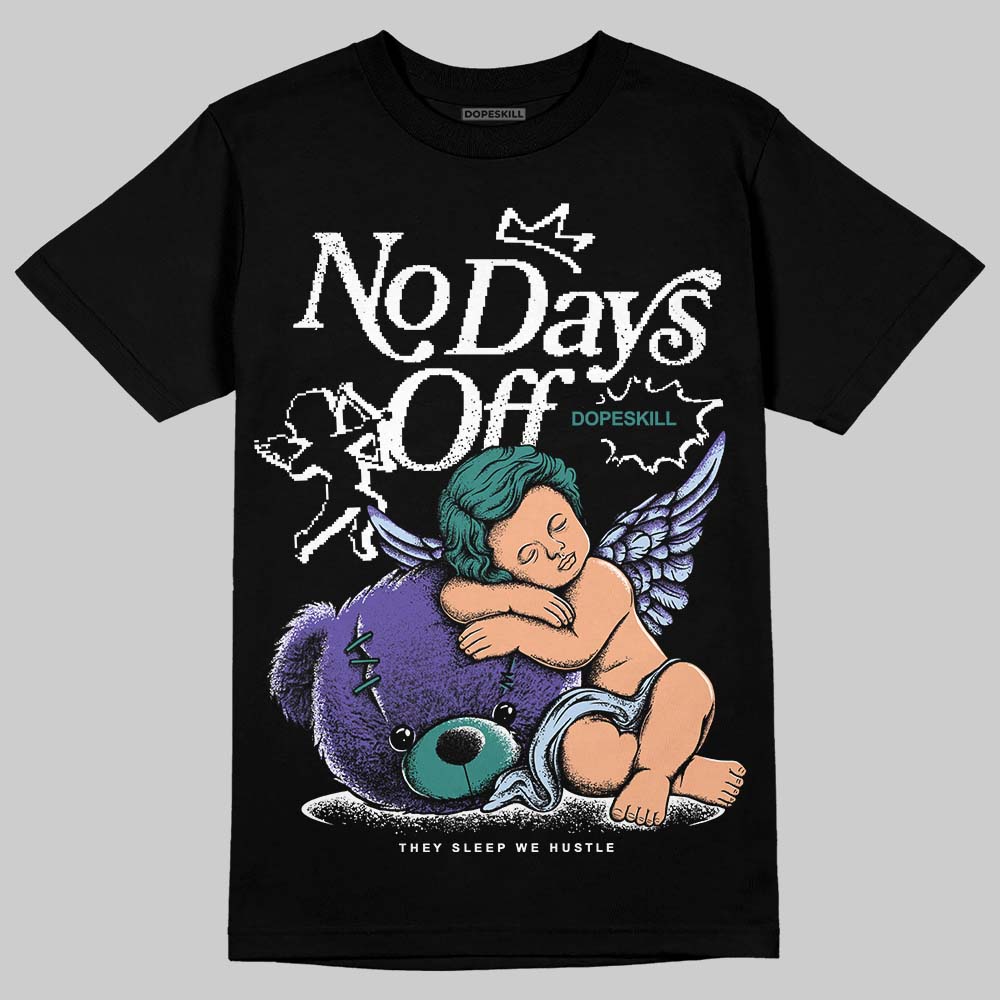 Grape 5s superstreetwear T-Shirt New No Days Off Graphic
