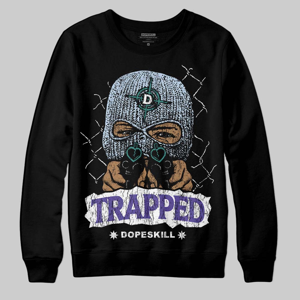 Grape 5s superstreetwear Sweatshirt New Trapped Graphic