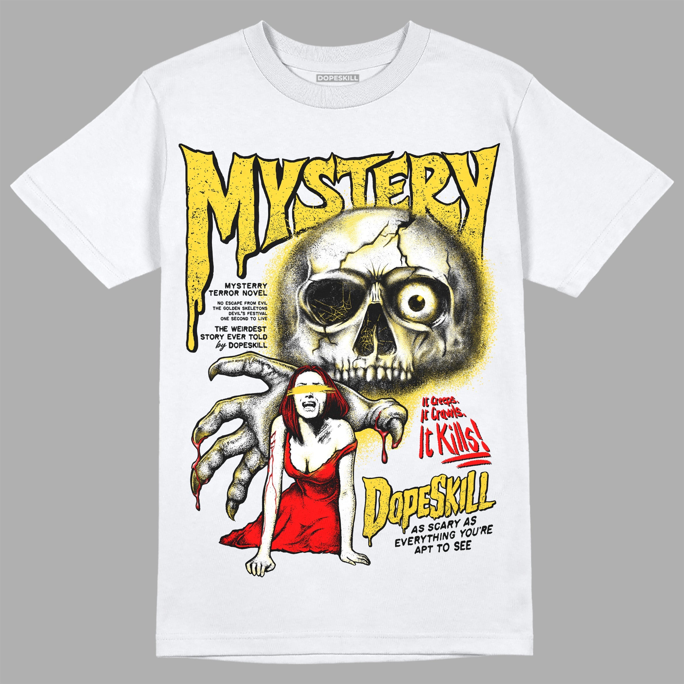 Black Tour Yellow AJ 4 Thunder superstreetwear Unisex T-Shirt Mystery Ghostly Grasp Graphic