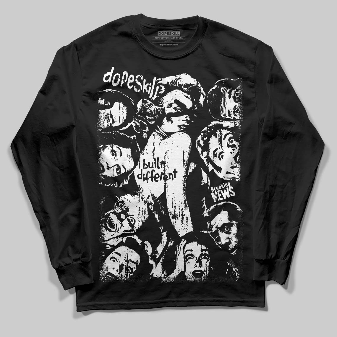 Dunk Panda White Black superstreetwear Long Sleeve T-Shirt Built Different Graphic