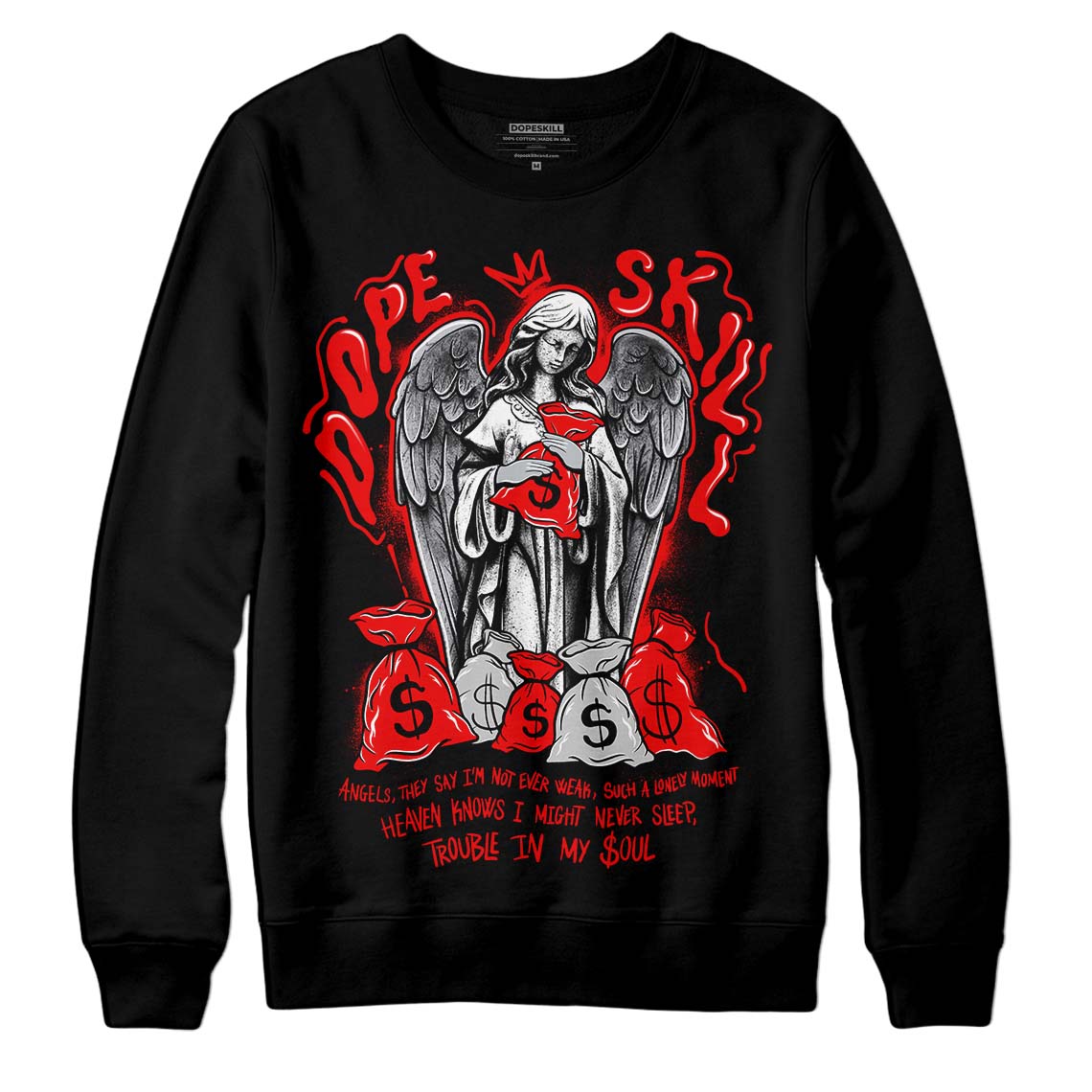 Cherry 12s superstreetwear Sweatshirt Angels Graphic