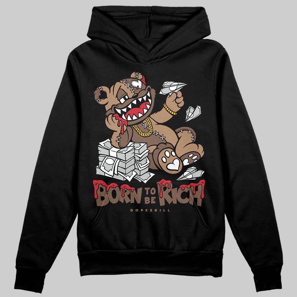 Olive 9s superstreetwear Hoodie Sweatshirt Born To Be Rich Graphic