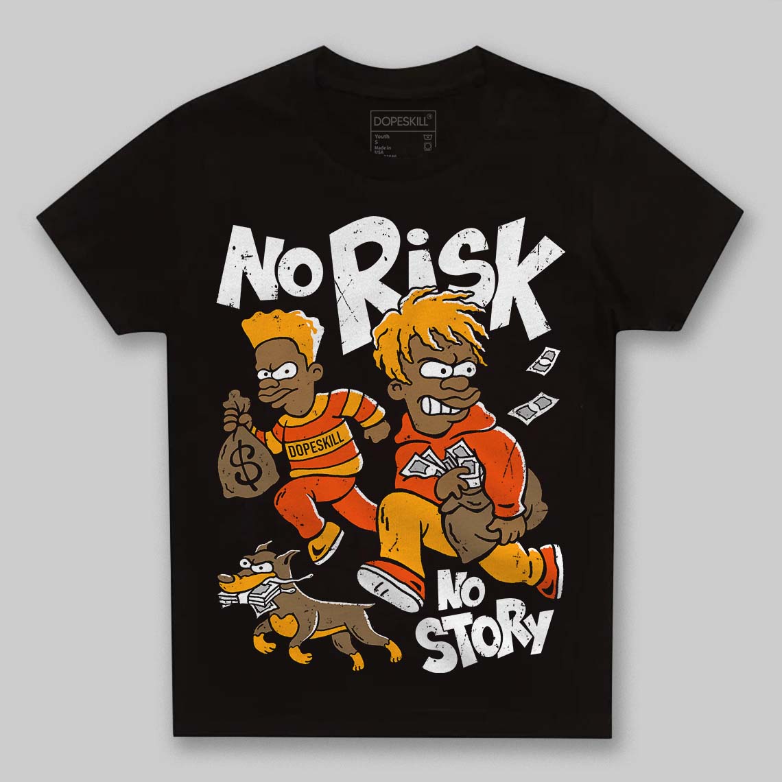Black Taxi 12s superstreetwear Toddler Kids T-shirt No Risk No Story Graphic