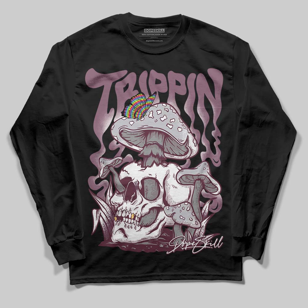Burgundy 5s superstreetwear Long Sleeve T-Shirt Trippin Graphic