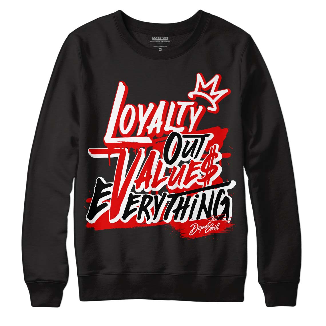Red Cement 4S superstreetwear Sweatshirt LOVE Graphic