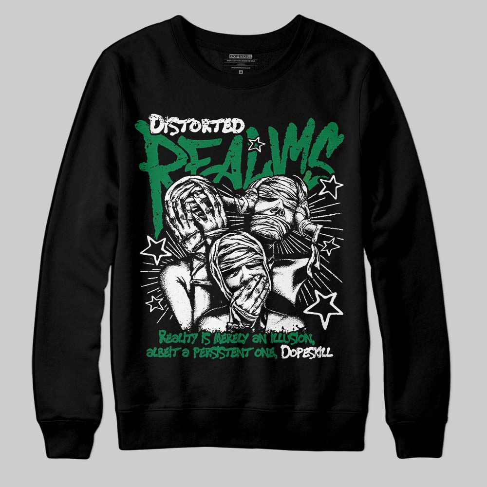 Green Collection superstreetwear Sweatshirt Distorted Realms Graphic